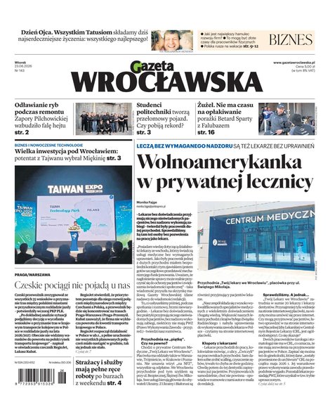 e-prasa: Gazeta Wrocławska – e-wydanie – 143/2026
