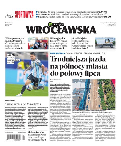 e-prasa: Gazeta Wrocławska – e-wydanie – 148/2026
