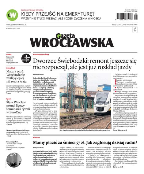 e-prasa: Gazeta Wrocławska – e-wydanie – 157/2026