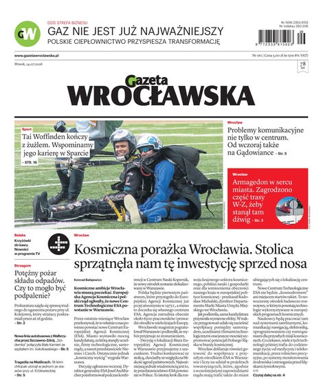 e-prasa: Gazeta Wrocławska – e-wydanie – 161/2026