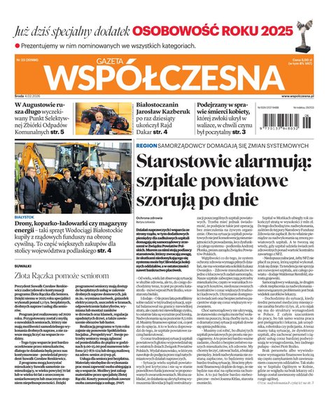 e-prasa: Gazeta Współczesna – e-wydanie – 23/2026