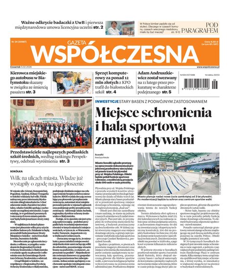 e-prasa: Gazeta Współczesna – e-wydanie – 24/2026