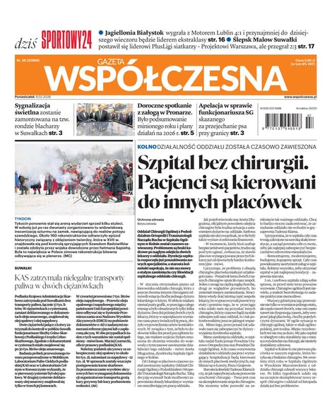 e-prasa: Gazeta Współczesna – e-wydanie – 26/2026