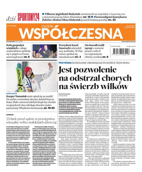 e-prasa: Gazeta Współczesna – e-wydanie – 31/2026