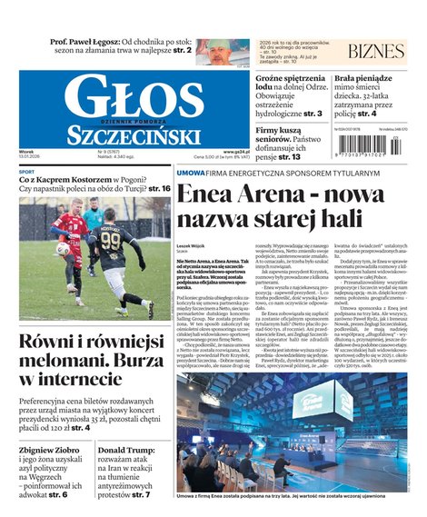 e-prasa: Głos Dziennik Pomorza - Szczecin – e-wydanie – 9/2026