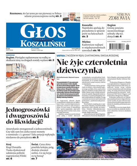 e-prasa: Głos Dziennik Pomorza - Koszalin – e-wydanie – 22/2026