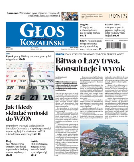 e-prasa: Głos Dziennik Pomorza - Koszalin – e-wydanie – 33/2026