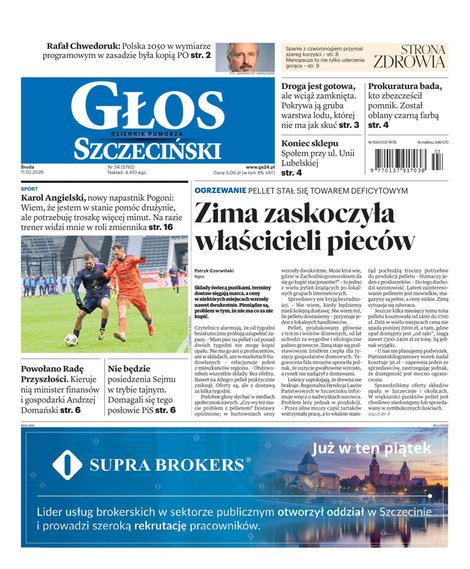 e-prasa: Głos Dziennik Pomorza - Szczecin – e-wydanie – 34/2026