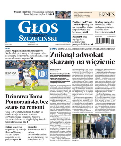 e-prasa: Głos Dziennik Pomorza - Szczecin – e-wydanie – 45/2026