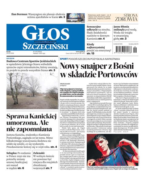 e-prasa: Głos Dziennik Pomorza - Szczecin – e-wydanie – 46/2026