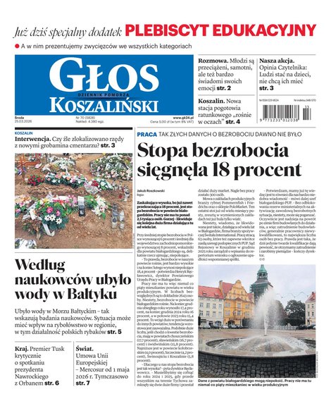 e-prasa: Głos Dziennik Pomorza - Koszalin – e-wydanie – 70/2026