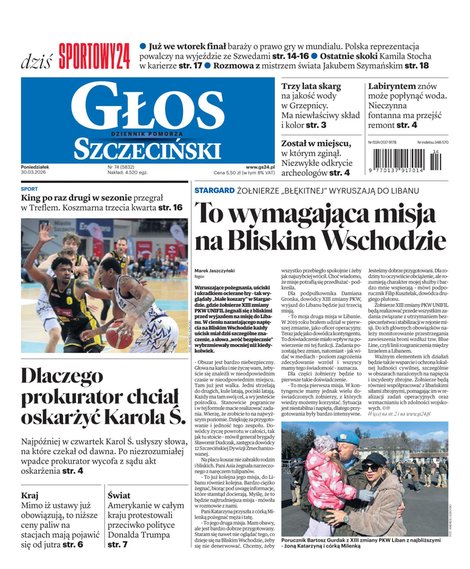 e-prasa: Głos Dziennik Pomorza - Szczecin – e-wydanie – 74/2026