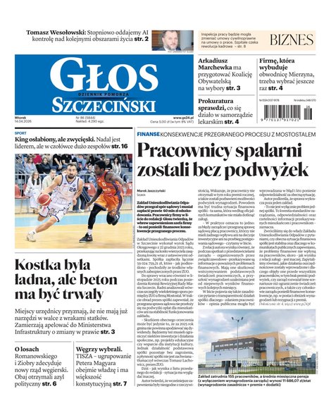e-prasa: Głos Dziennik Pomorza - Szczecin – e-wydanie – 86/2026