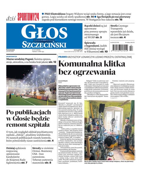 e-prasa: Głos Dziennik Pomorza - Szczecin – e-wydanie – 91/2026