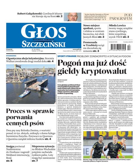 e-prasa: Głos Dziennik Pomorza - Szczecin – e-wydanie – 94/2026