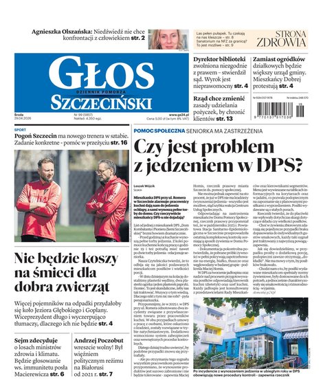 e-prasa: Głos Dziennik Pomorza - Szczecin – e-wydanie – 99/2026