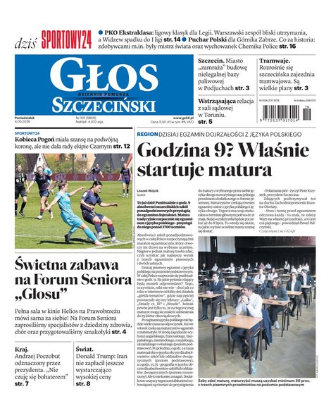 e-prasa: Głos Dziennik Pomorza - Szczecin – e-wydanie – 101/2026
