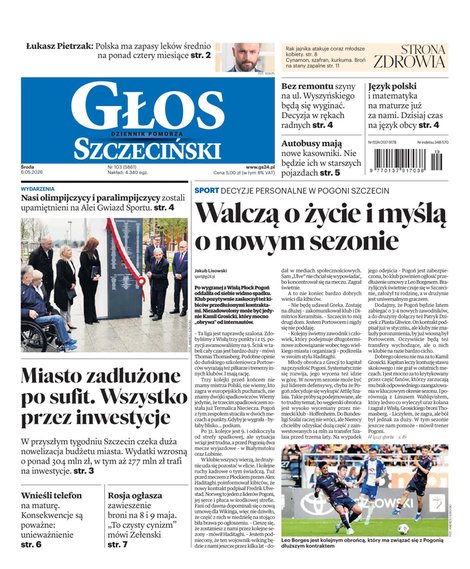 e-prasa: Głos Dziennik Pomorza - Szczecin – e-wydanie – 103/2026