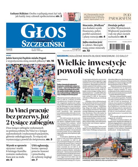 e-prasa: Głos Dziennik Pomorza - Szczecin – e-wydanie – 104/2026