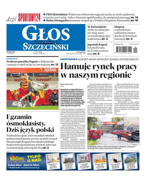 e-prasa: Głos Dziennik Pomorza - Szczecin – e-wydanie – 107/2026