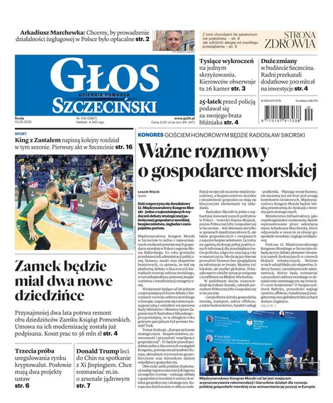 e-prasa: Głos Dziennik Pomorza - Szczecin – e-wydanie – 109/2026