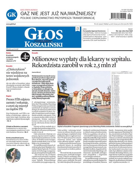 e-prasa: Głos Dziennik Pomorza - Koszalin – e-wydanie – 161/2026