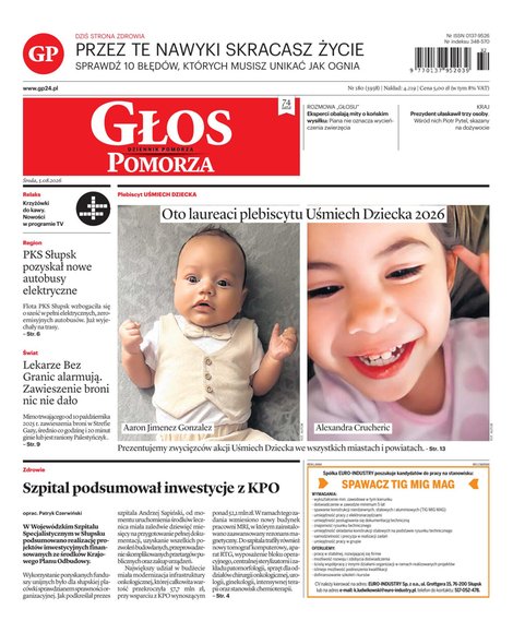 e-prasa: Głos Dziennik Pomorza - Słupsk – e-wydanie – 180/2026