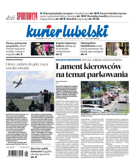 e-prasa: Kurier Lubelski – e-wydanie – 70/2026