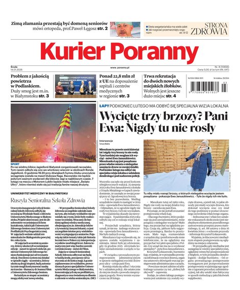 e-prasa: Kurier Poranny – e-wydanie – 8/2026
