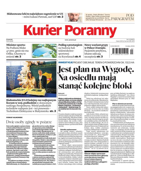 e-prasa: Kurier Poranny – e-wydanie – 9/2026