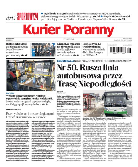 e-prasa: Kurier Poranny – e-wydanie – 21/2026