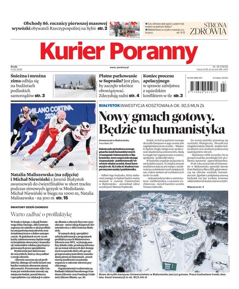 e-prasa: Kurier Poranny – e-wydanie – 28/2026