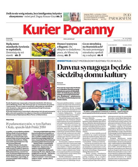 e-prasa: Kurier Poranny – e-wydanie – 34/2026