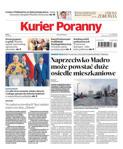 e-prasa: Kurier Poranny – e-wydanie – 43/2026