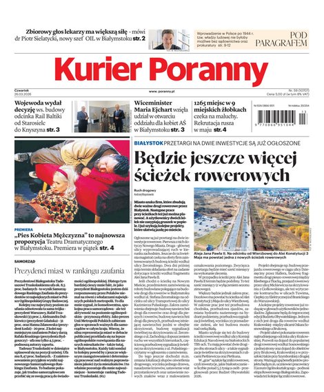 e-prasa: Kurier Poranny – e-wydanie – 59/2026