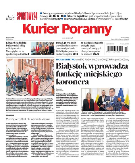 e-prasa: Kurier Poranny – e-wydanie – 61/2026