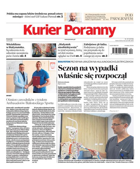 e-prasa: Kurier Poranny – e-wydanie – 87/2026