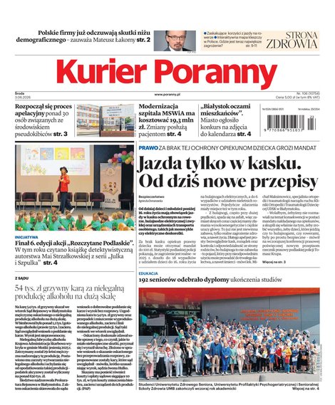 e-prasa: Kurier Poranny – e-wydanie – 106/2026