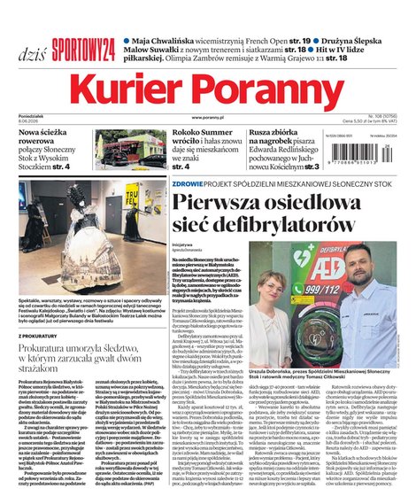 e-prasa: Kurier Poranny – e-wydanie – 108/2026