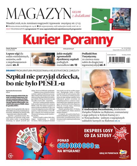 e-prasa: Kurier Poranny – e-wydanie – 112/2026