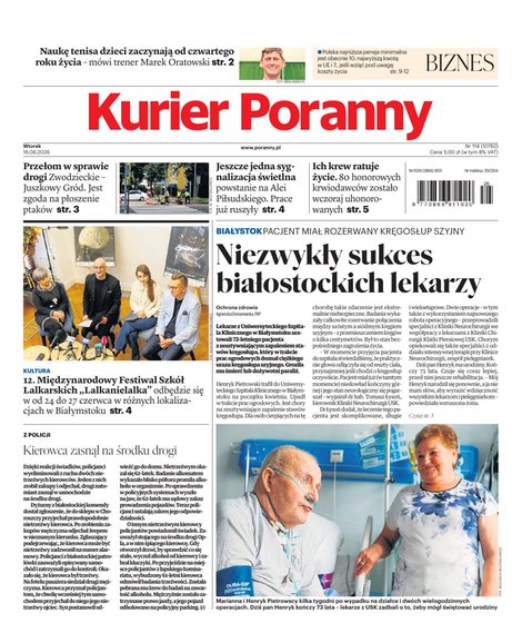 e-prasa: Kurier Poranny – e-wydanie – 114/2026