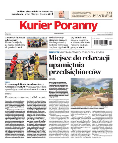 e-prasa: Kurier Poranny – e-wydanie – 116/2026