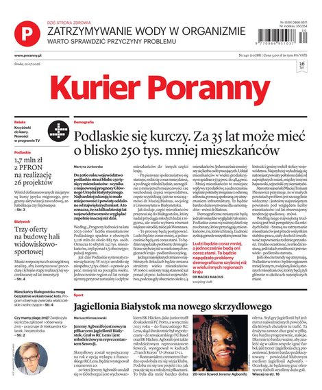 e-prasa: Kurier Poranny – e-wydanie – 140/2026