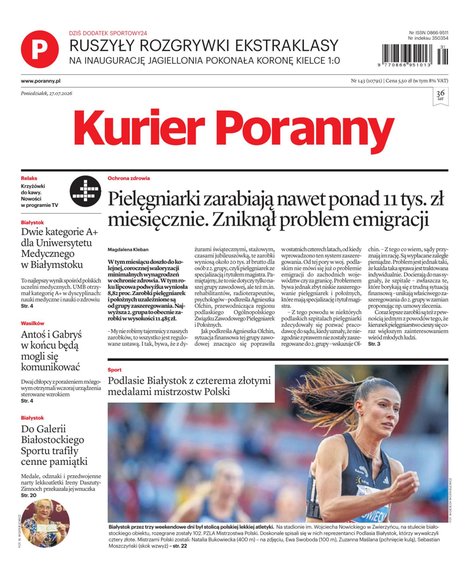 e-prasa: Kurier Poranny – e-wydanie – 143/2026