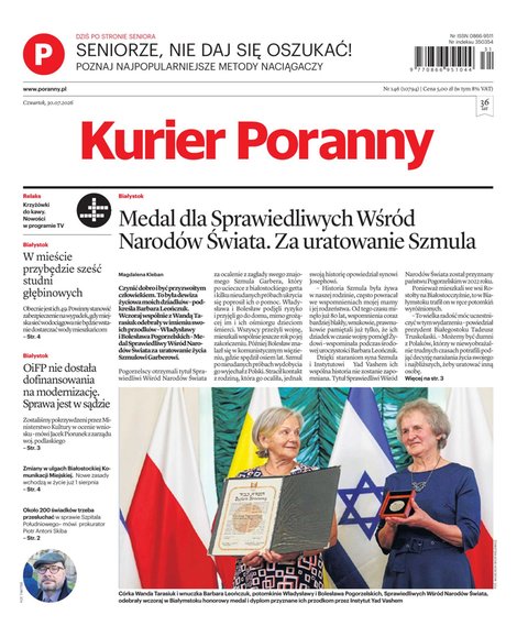 e-prasa: Kurier Poranny – e-wydanie – 146/2026