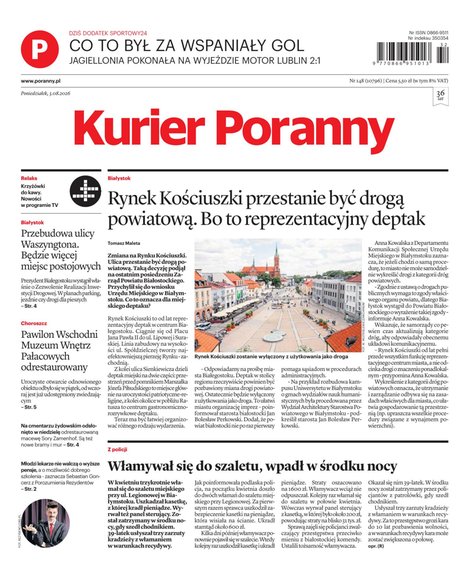 e-prasa: Kurier Poranny – e-wydanie – 148/2026