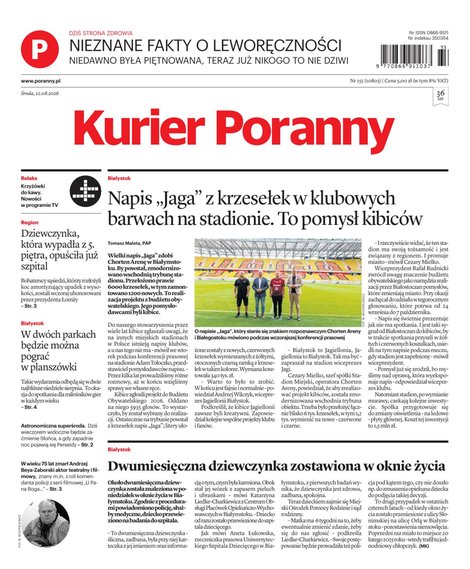 e-prasa: Kurier Poranny – e-wydanie – 155/2026