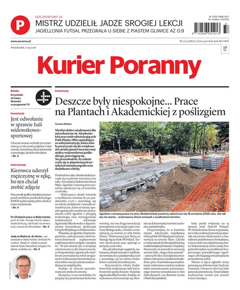e-prasa: Kurier Poranny – e-wydanie – 173/2026
