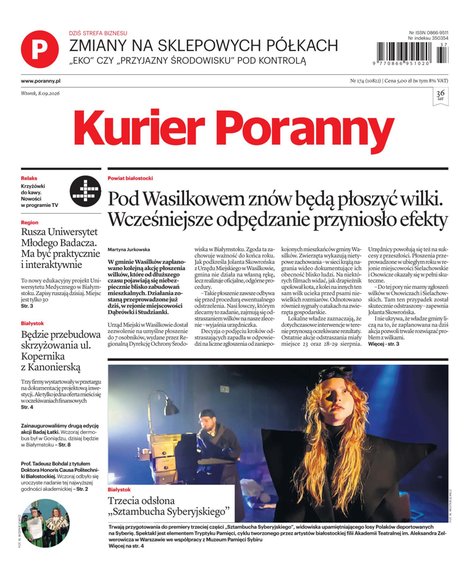 e-prasa: Kurier Poranny – e-wydanie – 174/2026