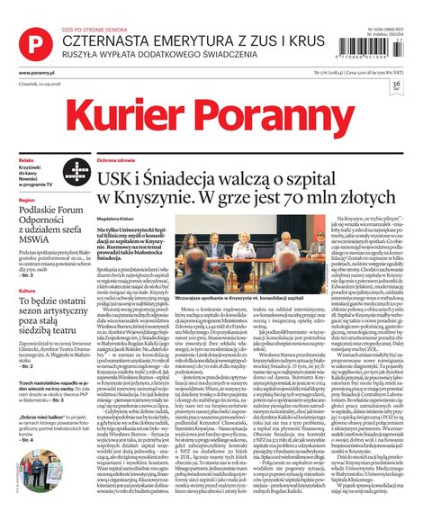 e-prasa: Kurier Poranny – e-wydanie – 176/2026